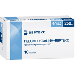 Левофлоксацин-ВЕРТЕКС - фото упаковки