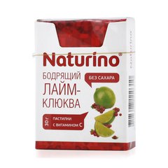 Naturino пастилки лайм-клюква