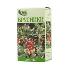 Брусники листья