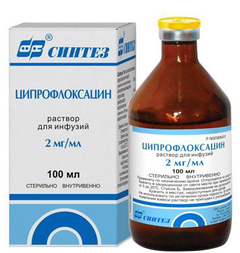Ципрофлоксацин - фото упаковки