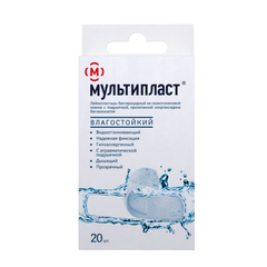 Мультипласт Набор бактерицидных лейкопластырей