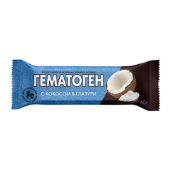 Гематоген с кокосом в глазури
