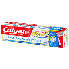 Colgate total 12 pro видимый эффект