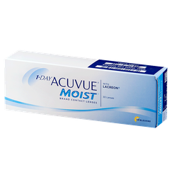 Линза контактная Acuvue 1-DAY Moist BC=8,5 -1,75