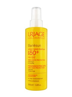 Uriage Bariesun спрей для лица и тела без ароматизаторов SPF 50+