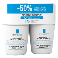 La Roche-Posay дезодорант-ролик набор -50%