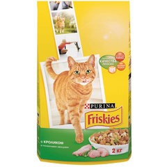 Корм для кошек FRISKIES кролик с овощами сух.2кг