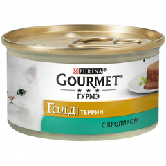 Корм для кошек GOURMET GOLD кролик конс.