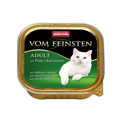 Корм для кошек ANIMONDA Vom Feinsten Adult индейка, кролик конс.