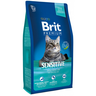 Корм для кошек BRIT Premium Cat Sensitive гипоалл. с чувствительным пищеварением, ягненок