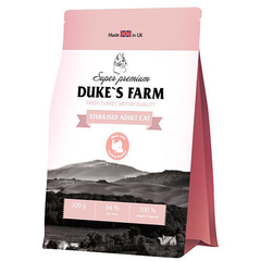 Корм для кошек DUKE'S FARM для стерилизованных кошек, индейка с кроликом сух.