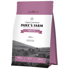 Корм для кошек DUKE'S FARM лосось сух.