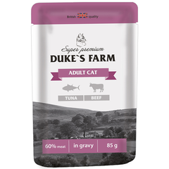 Корм для кошек DUKE'S FARM тунец, говядина конс. пауч