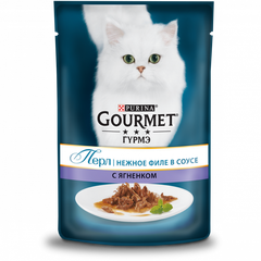 Корм для кошек GOURMET PERLE ягнёнок конс.