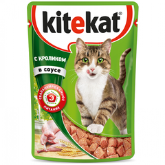 Корм для кошек KITEKAT кролик в соусе конс. пауч