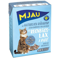Корм для кошек MJAU мясной паштет с радужной форелью конс.