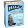 Корм для кошек MJAU мясные кусочки в желе с рубленой говядиной конс.