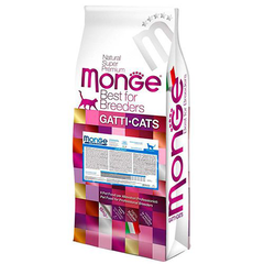 Корм для кошек MONGE Cat Urinary профилактика МКБ сух.