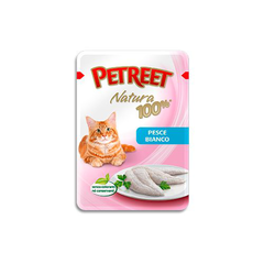 Корм для кошек PETREET Белая рыба пауч