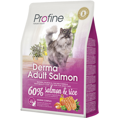 Корм для кошек PROFINE Derma лосось сух.