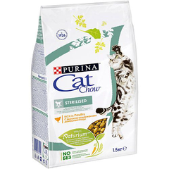 Корм для кошек CAT CHOW для кастрированных и стерилизованных сух.