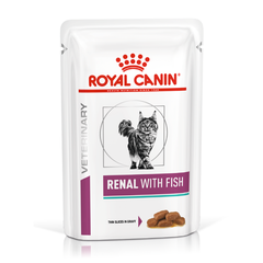 Корм для кошек ROYAL CANIN Vet Diet Renal при почечной недостаточности рыба пауч