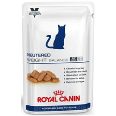 Корм для кошек ROYAL CANIN Vet Neutered Weight Balance для кастрир. с избыточн. весом, мясо пауч