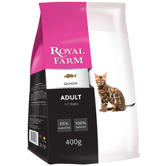 Корм для кошек ROYAL FARM лосось сух.