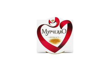 Корм для кошек Minime МУРЧЕЛЛО Фрикасе с индейкой, уткой и горошком в белом соусе конс.