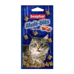 Лакомство для кошек BEAPHAR Подушечки с мальт-пастой Malt-Bits