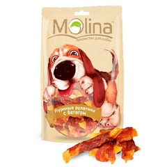 Лакомство для собак MOLINA Куриные рулетики с бататом
