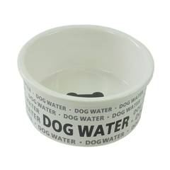 Миска для животных Foxie Dog water белая керамическая 12,5х4,5 см