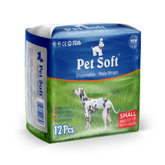 Пояса PET SOFT Male Diaper одноразовые впитывающие для кобелей размер S,