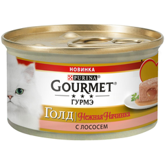 Корм для кошек GOURMET Gold Melting Heart Лосось конс.