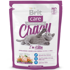 Корм для котят, беременных и кормящих кошек BRIT Care Cat Crazy Kitten сух.