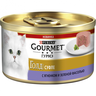 Корм для кошек GOURMET Gold суфле ягненок зеленой фасолью конс.