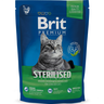 Корм для кошек BRIT Premium Cat Sterilised для кастрированных котов, курица, куриная печень сух.300г