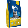 Корм для кошек BRIT Premium Cat лосось в соусе сух.