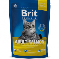 Корм для кошек BRIT Premium Cat лосось в соусе сух.