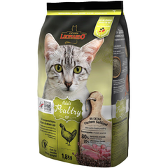 Корм для кошек LEONARDO Poultry GF с чувствительным пищеварением, беззерновой, птица сух.