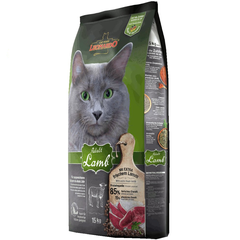 Корм для кошек LEONARDO для склонных к аллергии, ягненок с рисом сух.
