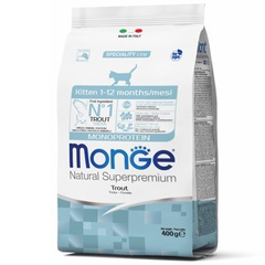 Корм для котят MONGE Cat Monoprotein форель сух.