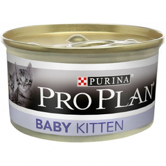 Корм для котят PRO PLAN WC Baby mousse банка 85