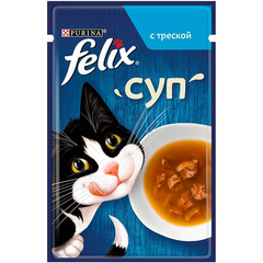 Корм для кошек FELIX Soup GiG Треска пауч