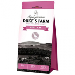 Корм для кошек DUKE'S FARM утка с кроликом сух.
