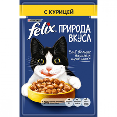 Корм для кошек FELIX природа вкуса Курица пауч