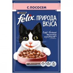 Корм для кошек FELIX природа вкуса Лосось пауч