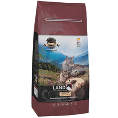 Корм для кошек LANDOR с чувствительным пищеварением, ягненок с рисом сух.