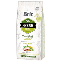 Корм для собак BRIT Fresh Утка с пшеном для активных собак сух.