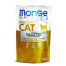 Корм для кошек MONGE Cat Grill Pouch для стерилизованных кошек итальянская курица пауч